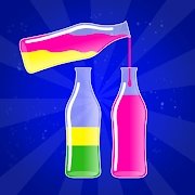 彩水拼图排序(color water puzzle - sorting gam)