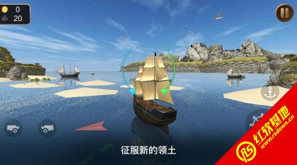 海盗船模拟器3D(Pirate Ship Sim 3D - Sea Treasur)手机版