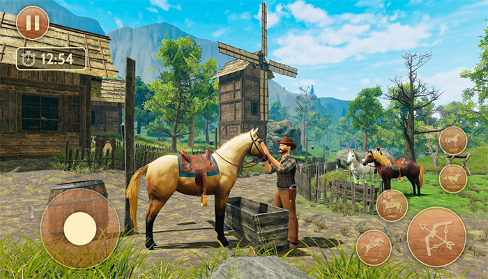 野马奔腾模拟驾驶(Wild Horse Games Horse Sim 3D)无广告版