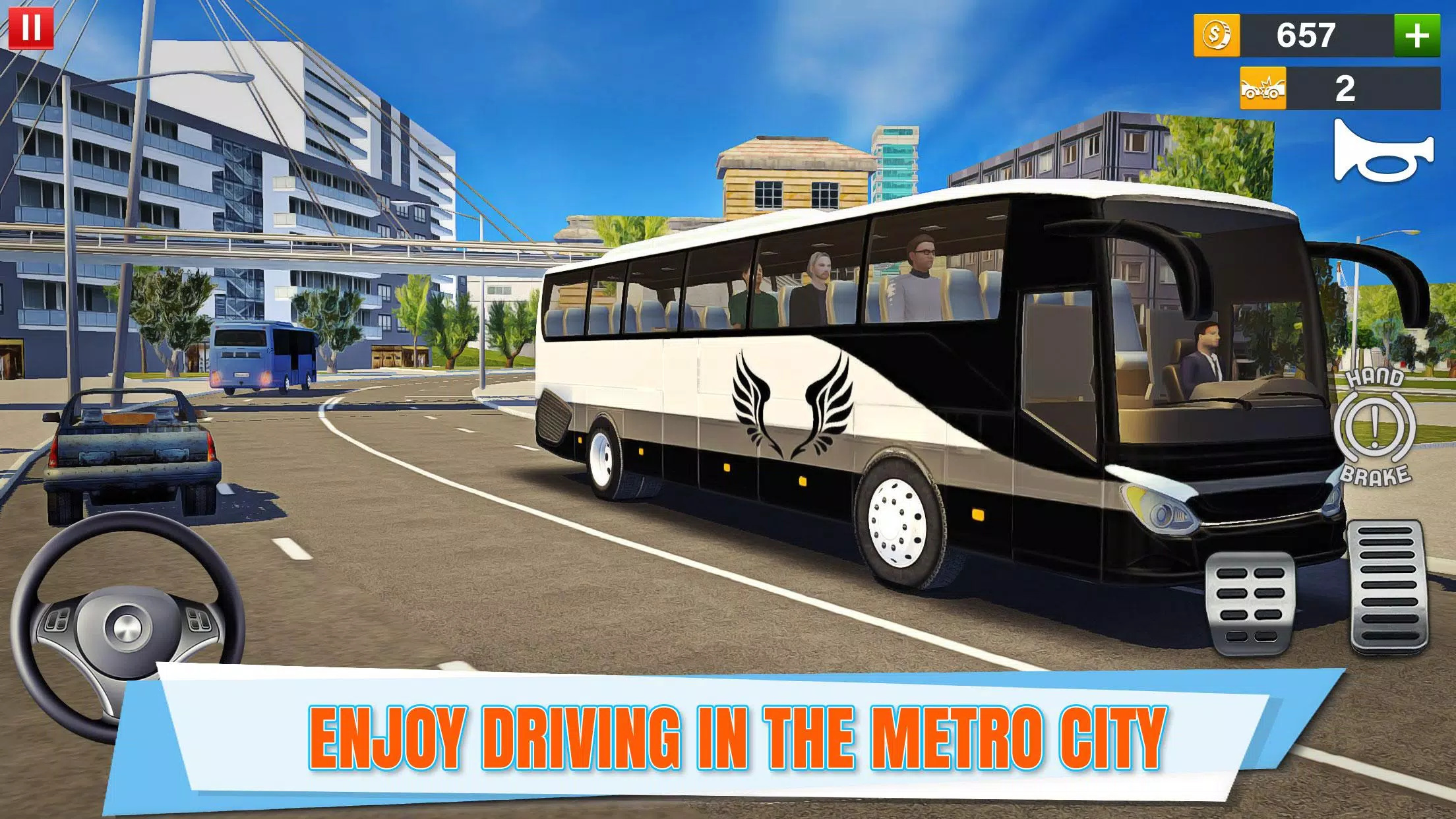 巴士模拟器越野(City bus 3D: Driving Simulator)