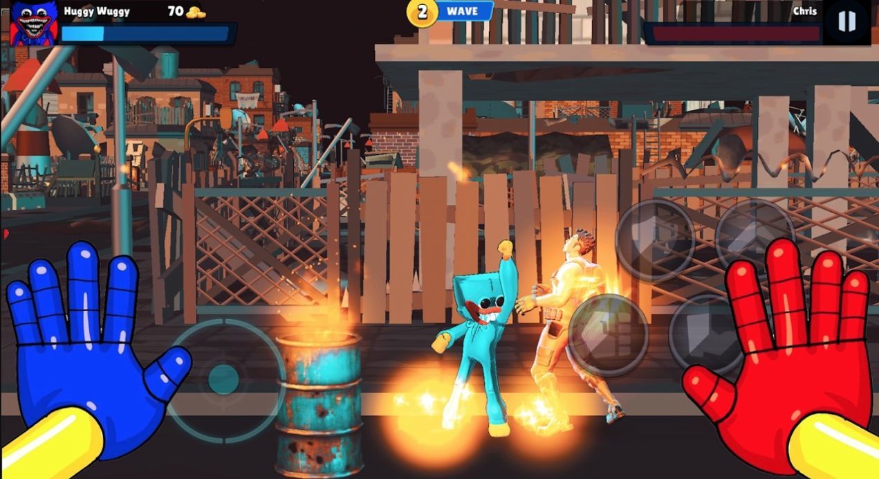 大块头格斗(Huggy Wuggy Street Fighter)手机最新版(1)