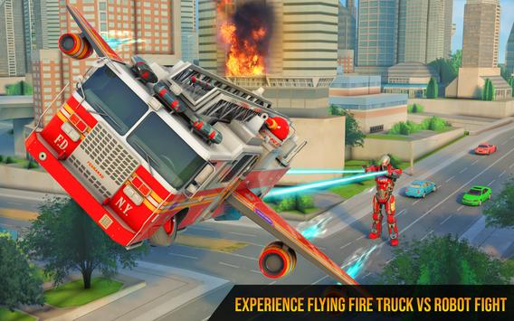 飞行消防车变身机器人(Flying Fire Truck Robot)游戏纯净版