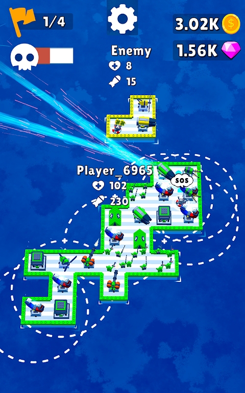 海上战船(Sea Battle Raft)最新版(2)