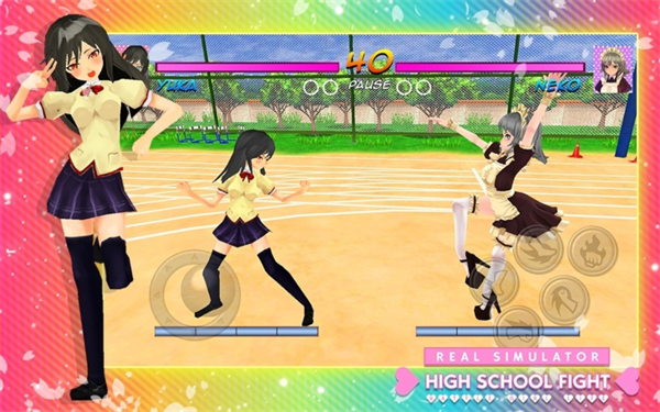 高中女生战斗模拟器(High School Girl Anime Fighter)安卓免费版图2