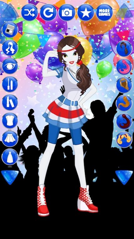 啦啦队队长打扮(Cheerleader Dress Up)