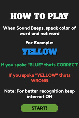 color speak challenge