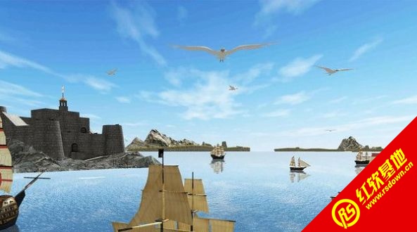 海盗船模拟器3D(Pirate Ship Sim 3D - Sea Treasur)手机版