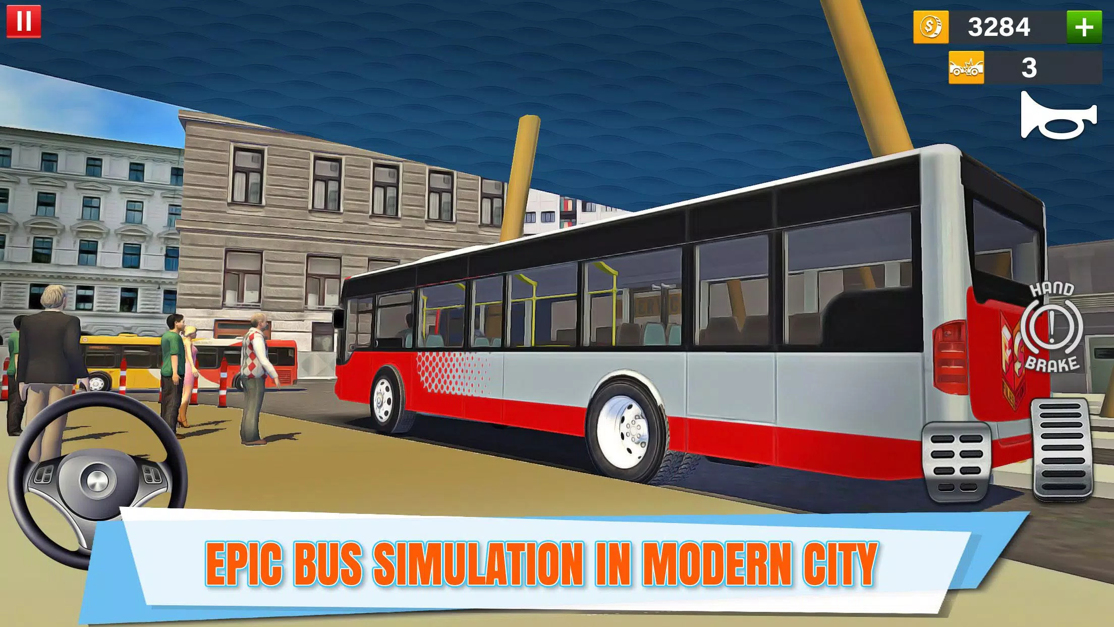 巴士模拟器越野(City bus 3D: Driving Simulator)