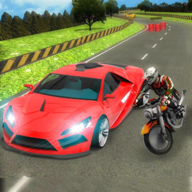 摩托车对决赛车(Sports Car vs Moto Bike Riding)游戏安装包