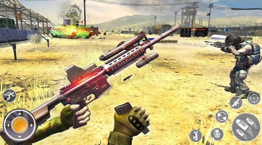 真正的射击军团FPS(FPS Commando Shooting War Gun)游戏安装包图2