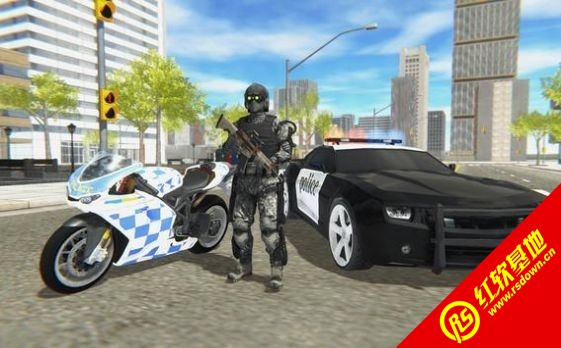 骑着摩托车的警察(Police bike real crime city driv)手机免费版