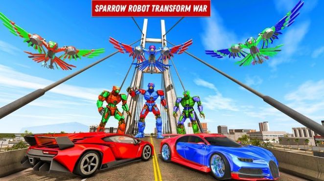 麻雀机器人汽车(Sparrow Robot Car Games - Robot)游戏安装包(3)