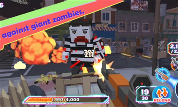 僵尸冲刺防御(Minezombie Rush)免费版