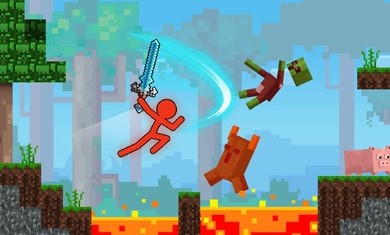 火柴人vs克拉夫兰(Stickman vs Craftland)