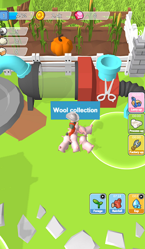 放置羊毛大亨(Idle Wool Tycoon)游戏正版(1)