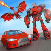 龙汽车机器英雄(Dragon Robot Car transform Robot)游戏完整版