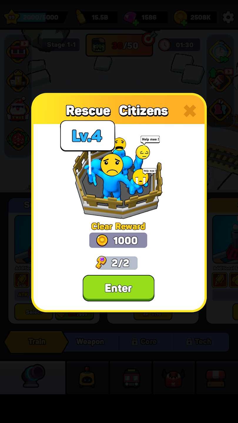 火车大亨僵尸猛攻(Train Tycoon Idle Defense)直装版截图2