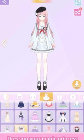 二次元魔法公主的奇妙换装日记(MagicPrincess)手机最新版(3)