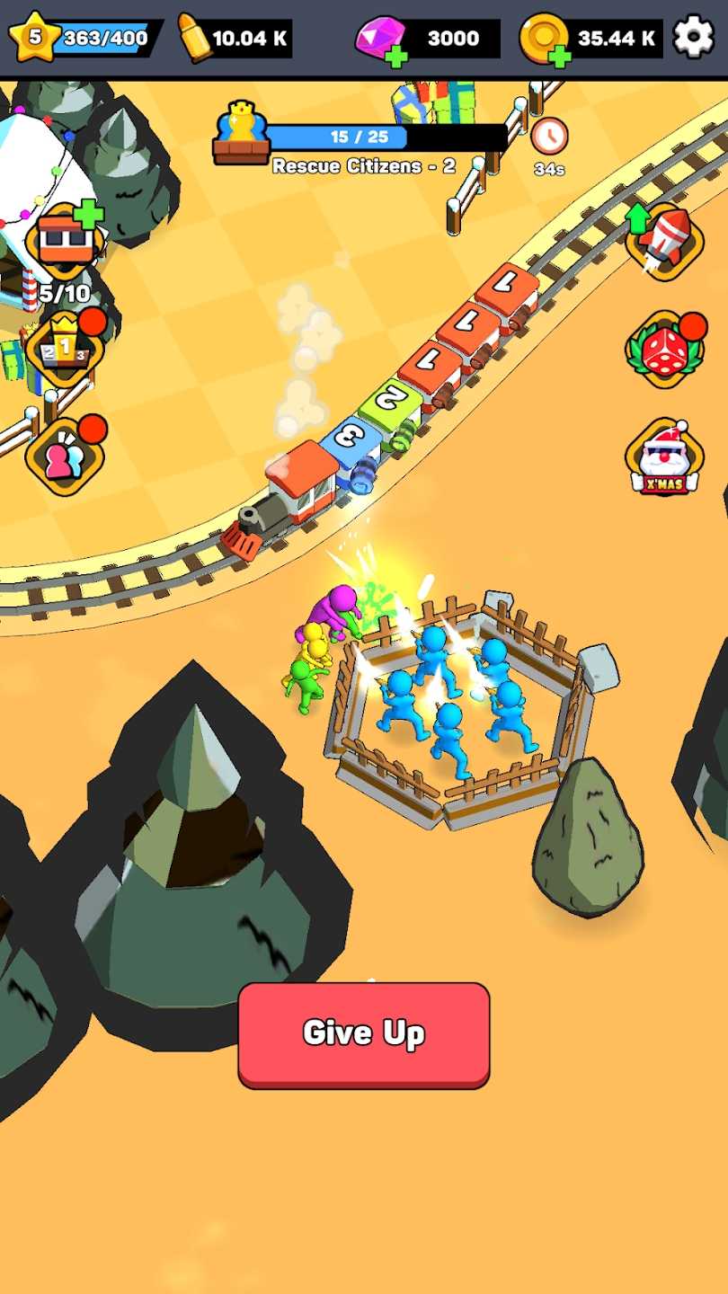 火车大亨僵尸猛攻(Train Tycoon Idle Defense)直装版截图1