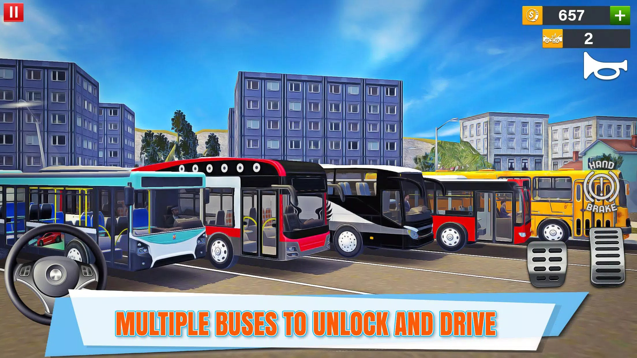 巴士模拟器越野(City bus 3D: Driving Simulator)