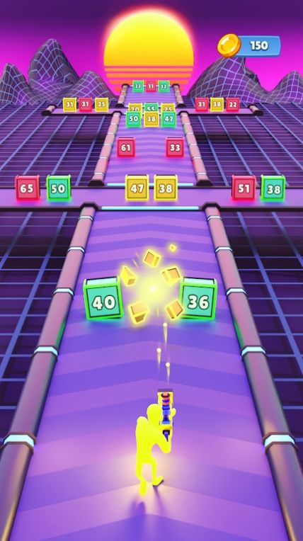 霓虹爆破冲刺(Neon Blaster Run)原版