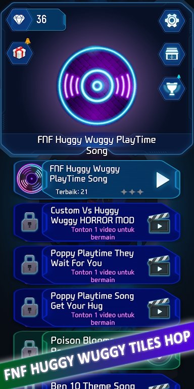 火球瓷砖跳(All FNF Huggy Wuggy Tiles Hop)直装版