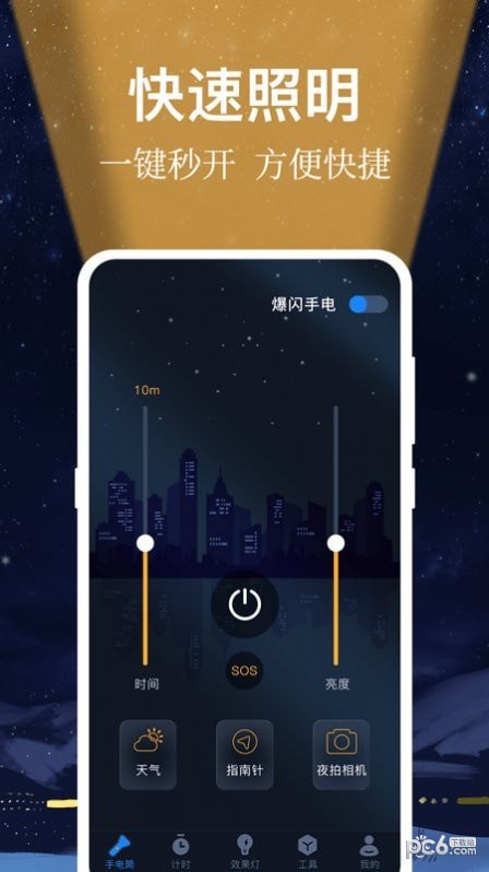 小熊强光手电筒通用版图2