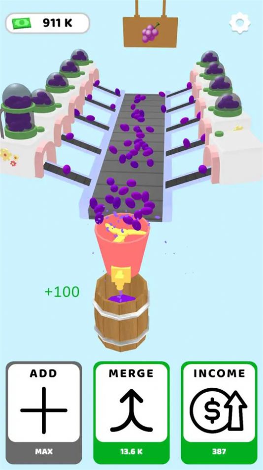 闲置葡萄工厂(Grape Factory Idle)安卓免费版(1)