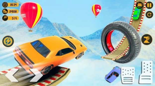 极限赛道特技赛车(Extreme Track Car Stunts Impossi)手机免费版(2)