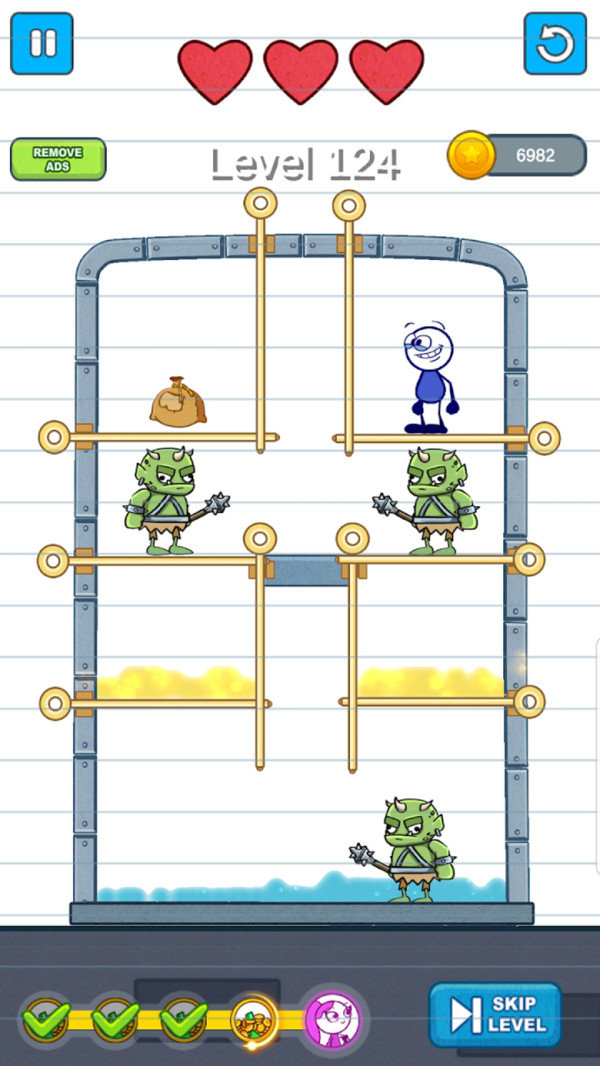 涂鸦拉针男孩