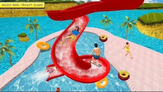滑水上山探险(Water Slide Uphill Rush Adventur)游戏无广告版