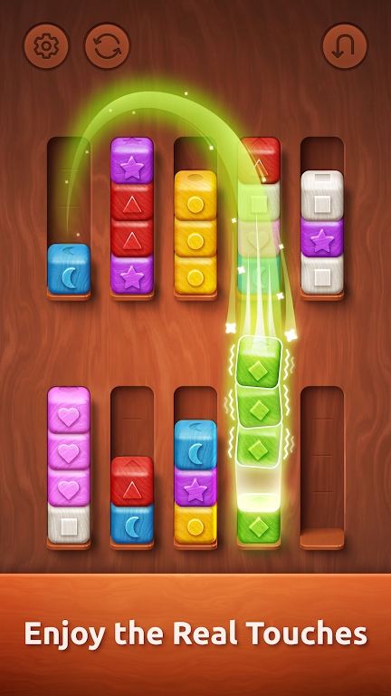 彩色木材分类(ColorwoodSort)游戏完整版(2)