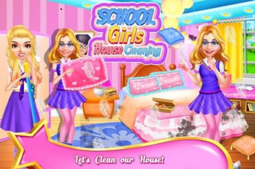 学校女生家庭清洁(School Girls House Cleaning)游戏安装包