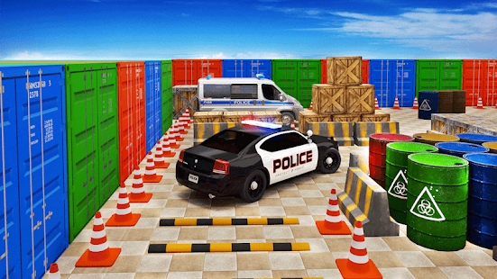 现代警车停车场2026(ModernPoliceCarParking2026)手机最新版(1)