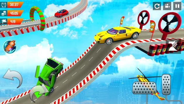 空中炫酷车技(Mega Ramp Car Stunt Driver Free)游戏正版(2)