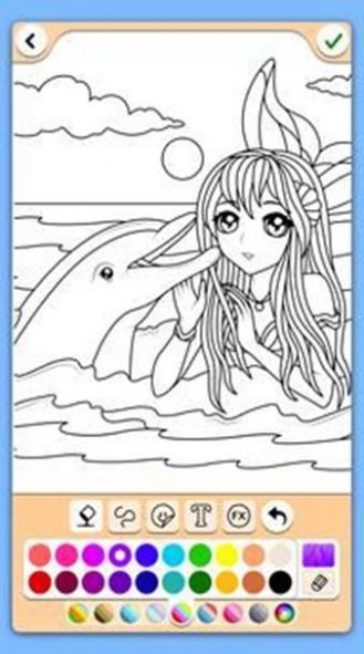 鱼和海豚(Fish and Dolphin coloring)正版