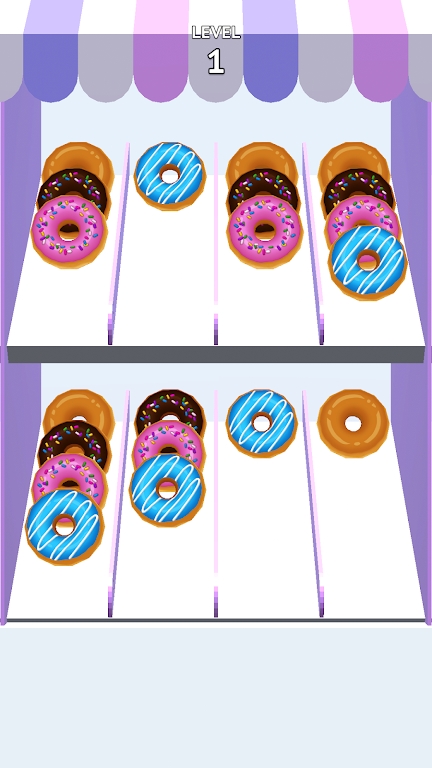 甜甜圈彩色拼图(Sweets Sort Puzzle)游戏最新版(2)