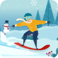 雪橇上的滑雪大师(skichamp)