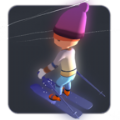 Skier hill 3d