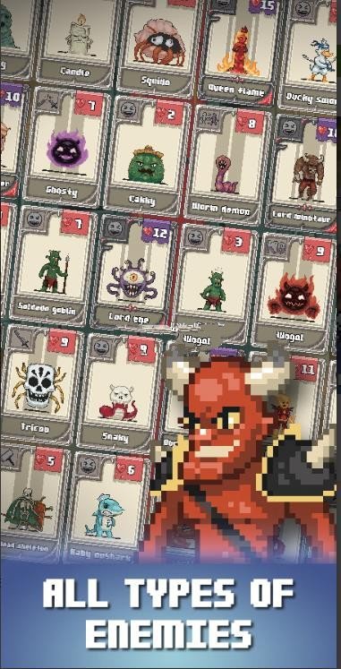 像素卡拼图地牢(Dungonian: Epic card crawl dunge)手游无广告版