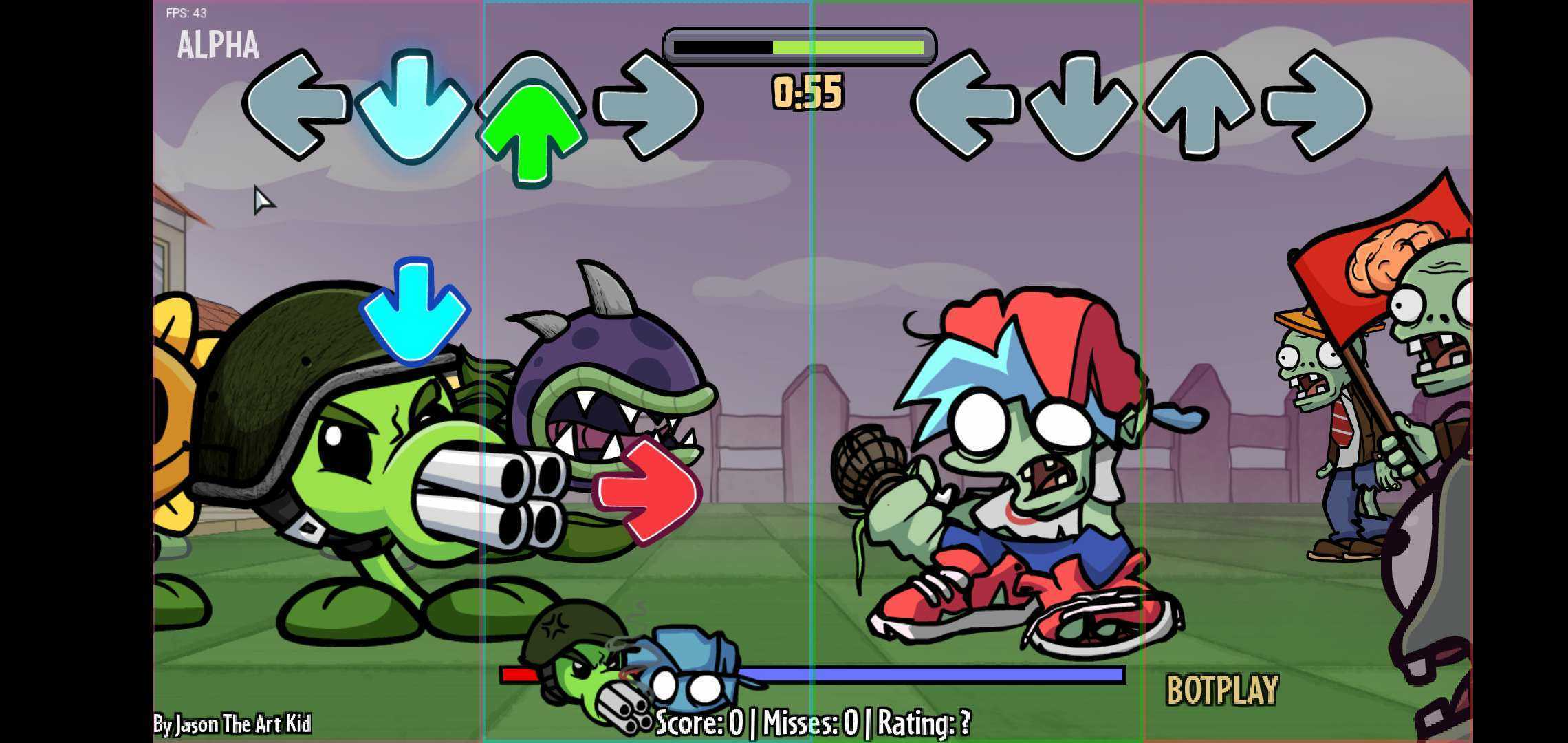 fnf植物大战僵尸模组mod(Plants vs. Rers)免费原版(2)