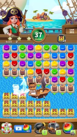 海盗珠宝搜寻(Pirate
Jewel Quest)游戏纯净版(1)