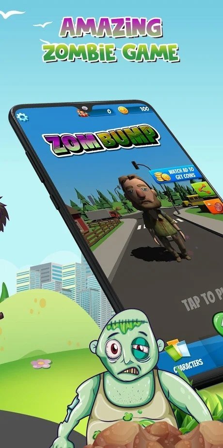 僵尸撞击僵尸无尽奔跑者(Zombump)手机版图4