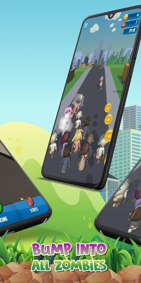 僵尸撞击僵尸无尽奔跑者(Zombump)手机版图2