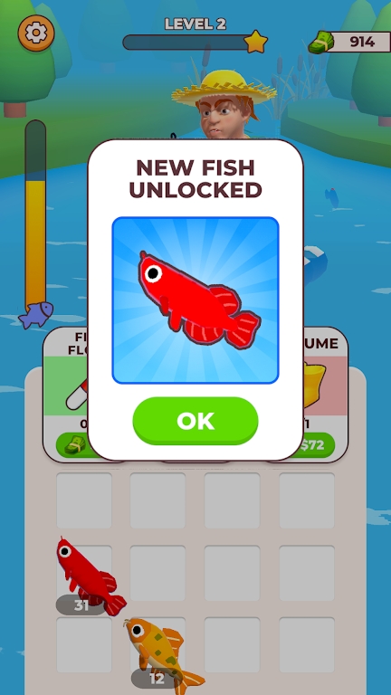 可怜的鱼点击合成(PoorFisher-FishMergeClicker)手游免费版3