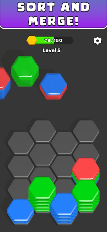 果冻六角形掉落(HexaFall)手机版