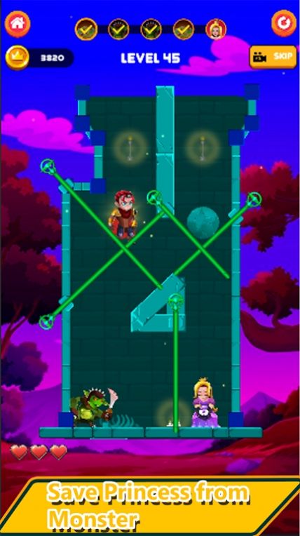 迷宫救援战士(Rescue Warrior Pin Puzzle game)手机版