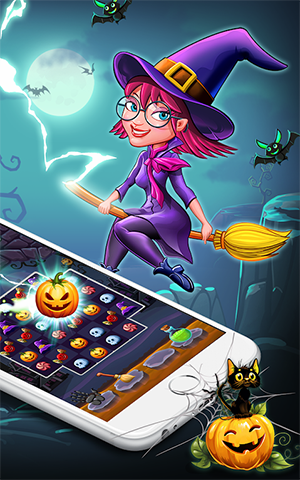 万圣节女巫连接(Halloween Witch Connect)手机正版