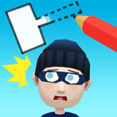 闯关踢强盗(Draw &amp; Hit)游戏官方版
