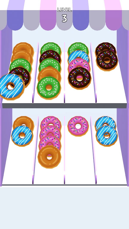 甜甜圈彩色拼图(Sweets Sort Puzzle)游戏最新版(1)
